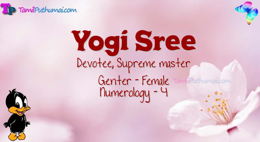 Yogi Sree-babyname-meaning